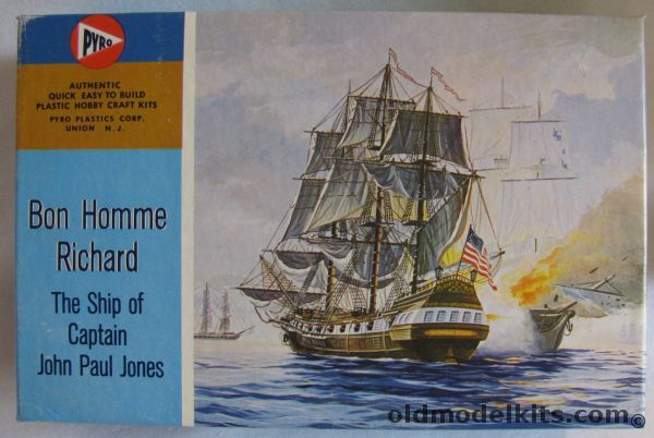 Pyro Bon Homme Richard - The Ship of Captain John Paul Jones - Bagged, C367 plastic model kit